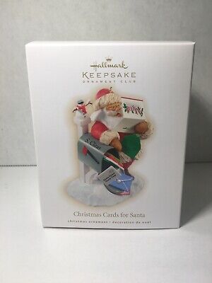 Hallmark Keepsake - Christmas Cards for Santa - Ornament Club - 2009