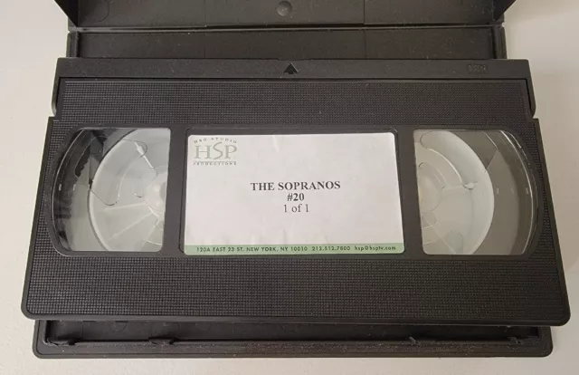 RARE The Sopranos #20 MASTER TAPE HBO Studio 2000 HSP Productions VHS 2