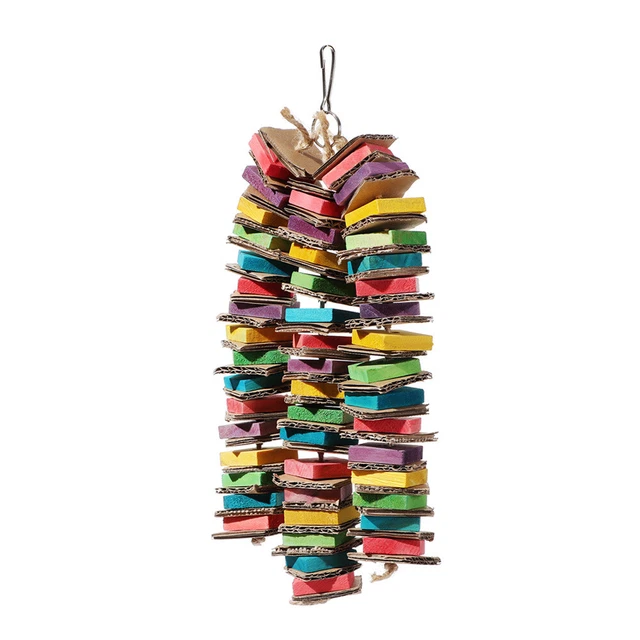 Spielzeug für Papageien Bird Chewing Toys Cockatiel Bauble Cage  (Cage)