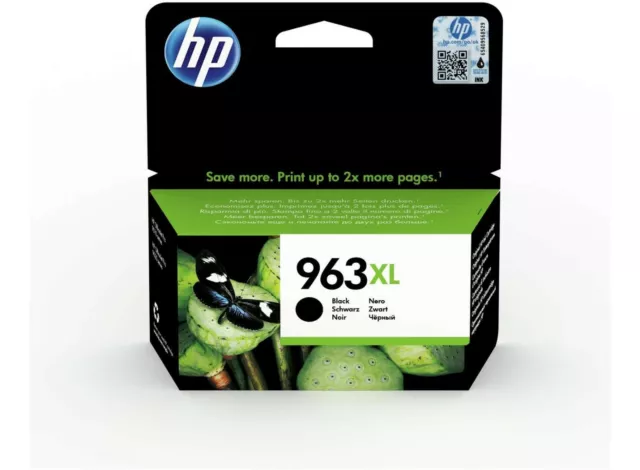 Genuine HP 963XL Black Ink Cartridge 3JA30AE OfficeJet Pro 9010 9014 9012