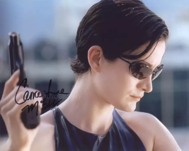 CARRIE-ANN MOSS as Trinity - The Matrix GENUINE SIGNED AUTOGRAPH