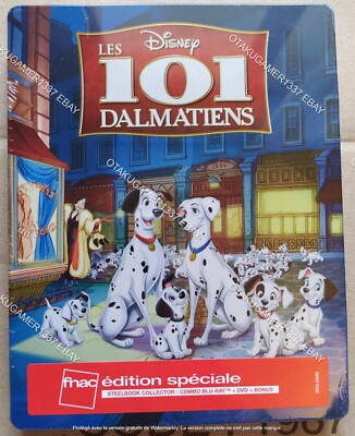 101 DALMATIANS 1961 Disney Steelbook French Collector Edition Blu-ray ...