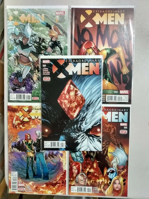 Extraordinary X-Men #1-5 Marvel 2016 Comic Books NM