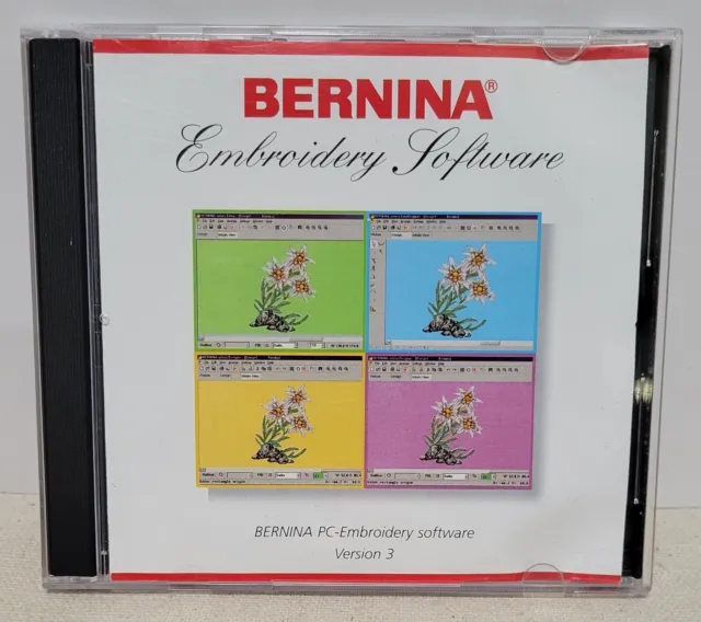 CD de repuesto de instalación de software de bordado Bernina 3 (sin dongle)
