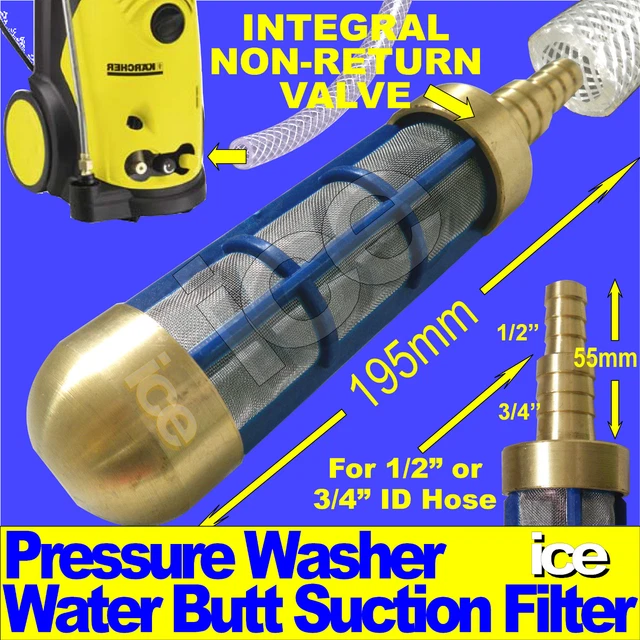 PRESSURE WASHER JET Wash Water Butt Bowser Tank NonReturn Valve