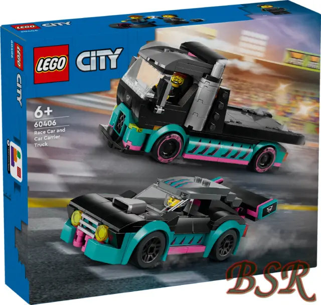 LEGO® City: 60406 Autotransporter mit Rennwagen ! NEU & OVP ! AKTION !