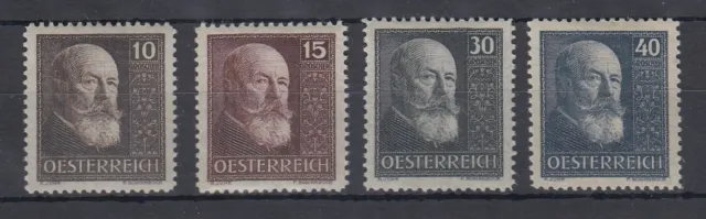 Österreich 1928 10 Jahre Republik Michael Hainisch Mi.-Nr. 494-97 Satz kpl. **