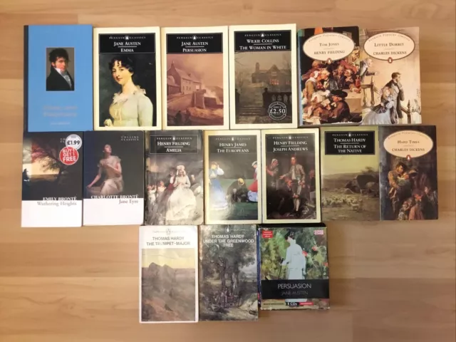 Penguin/Collins/Great Reads Classics x15 Job Lot Book Bundle + Audiobook 📚