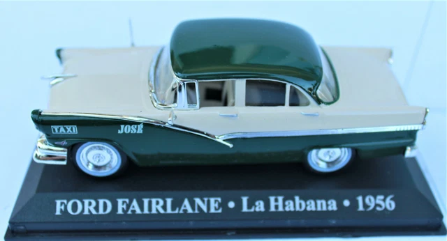 Miniature Taxi Ford Fairlane La Havane 1956 - échelle 1:43, Altaya, Neuf