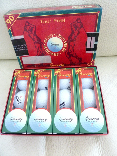 12 BALLES DE GOLF - boîte neuve - GREENWAY -