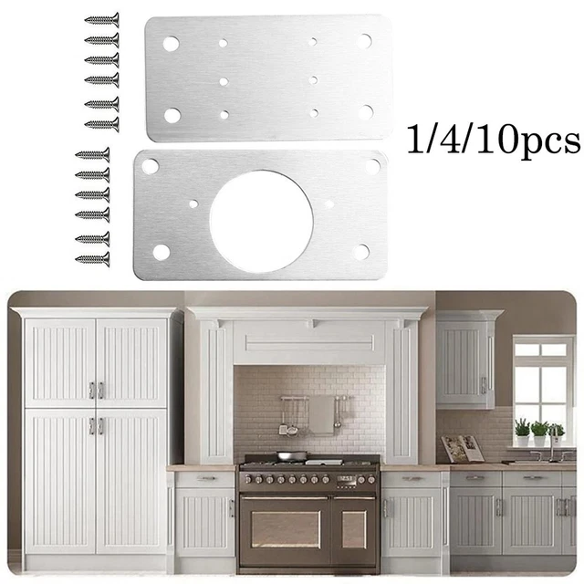 Protection Trou De Serrure YAZANY Lot De 2 Caches Pour Trou De Clé - Plaque De Réparation Pour Serrure De Porte - Auto-adhésive - En Acier Inoxydable Satiné - Avec étanchéité En