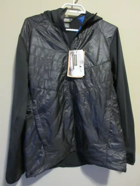 Mens New Outdoor Research Vigor Hybrid Hoody Jacket Size Large Color Black