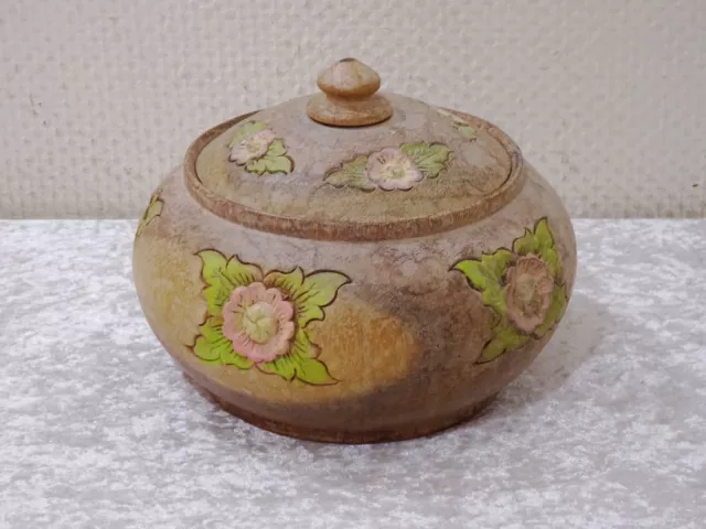 a12Vgz - Decorative Wood Tin - Vintage Style - Antique Design