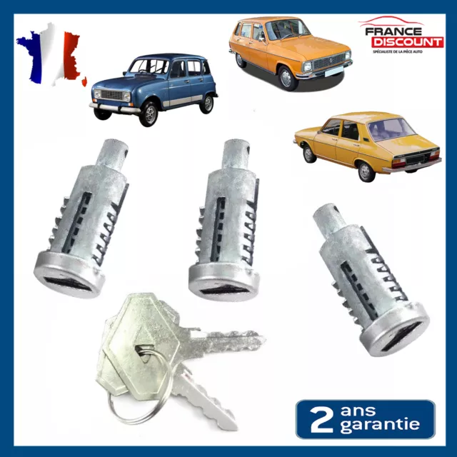 Serrure de porte + Neiman Antivol de Direction prévu pour R4 R6 R12 = 7701460762