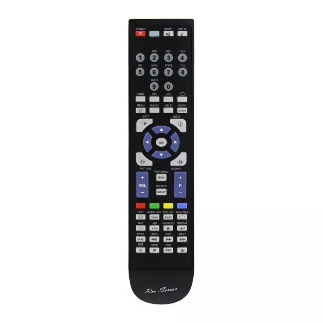RM-Series  Remote Control for CELLO C20230FT2 HDR LED TV DVD Player Fview T2 HD