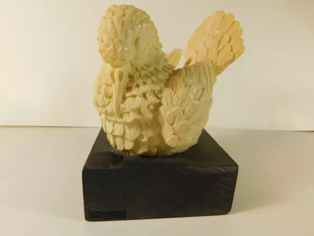 Vintage A.santini Sculptor Classic Figure Dove Italy 5'Tall 3" Square Base