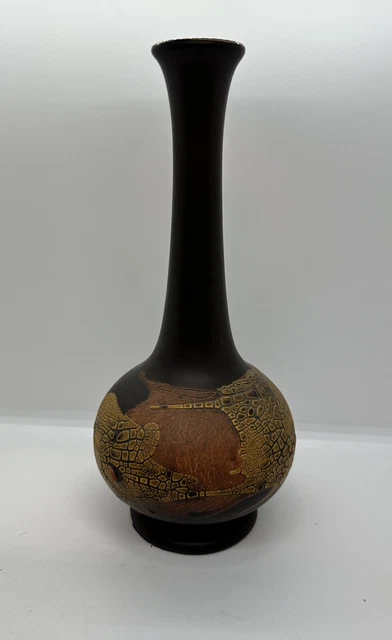 Early Vintage MCM Royal Haeger Pottery  Earth Wrap Lava Vase Mid Century Modern