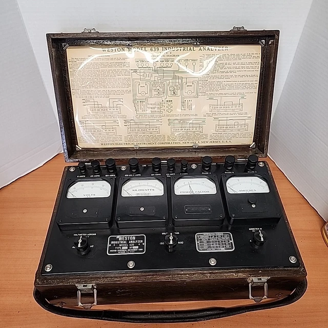 その他 WESTON INDUSTRIAL ANALYZER MODEL 639 WESTON INDUSTRIAL ANALYZER Model 639 $24.99 - PicClick