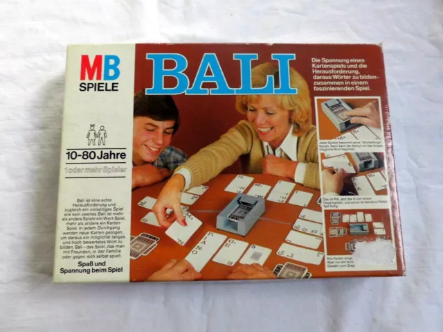 BALI - Gesellschaftsspiel / Kartenspiel von MB Spiele (1978)