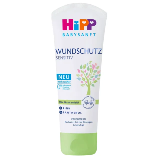 75ml HiPP Nourishing Wound Cream Sensitive Soothes Bio Almond Oil Baby Soft