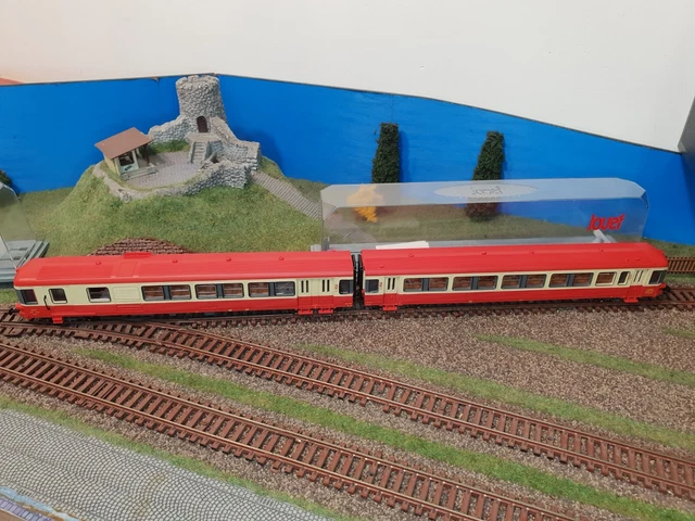 Roco HO 43010 – Autorail SNCF XABD 2860 + Remorque XRABD 7544 (occasion, Époque 4)