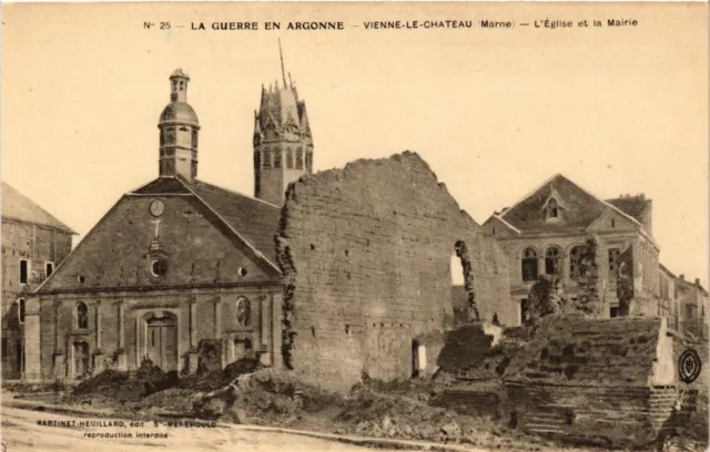 CPA AK Militaire La Guerre en Argonne - Vienna le Chateau (361843)