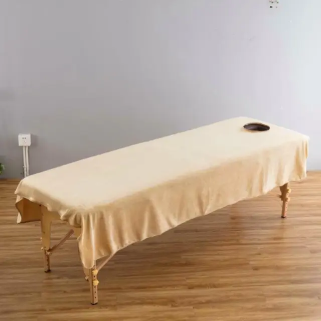 Lenzuola morbide da massaggio per copriletto viso salone di bellezza hotel