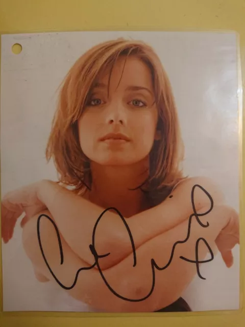 Louise Nurding ( Redknapp) Signed 6.5x5.5 Clipping Signed and Laminated