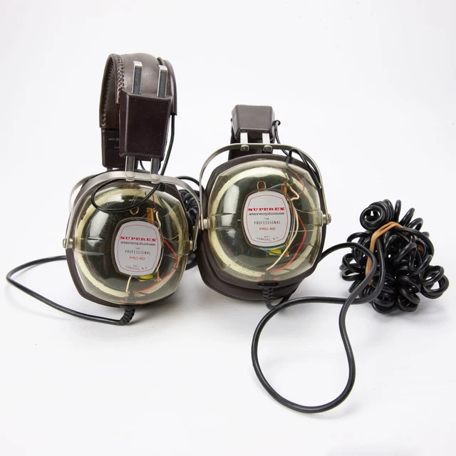 Casque Superex ST-M – Vintage USA – Années 70/80 – Circum-auriculaire – Stéréo – Boîte