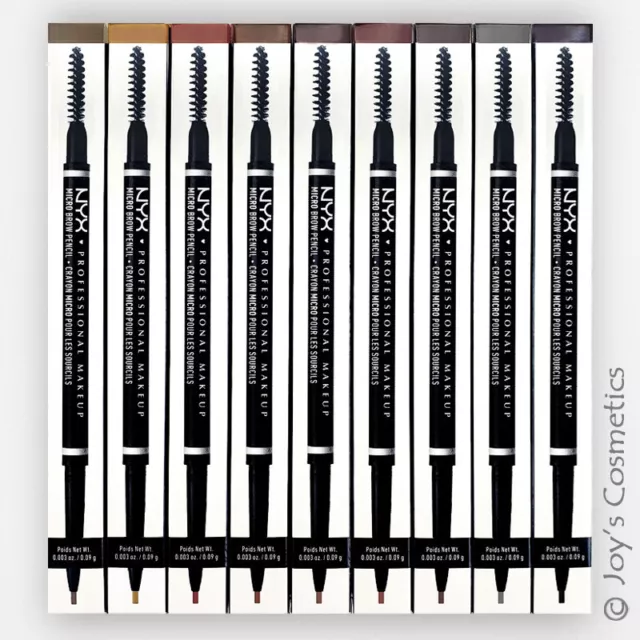 3 NYX Micro Brow Pencil - Eyebrow MBP  "Pick Your 3 Color"   * Joy's cosmetics *