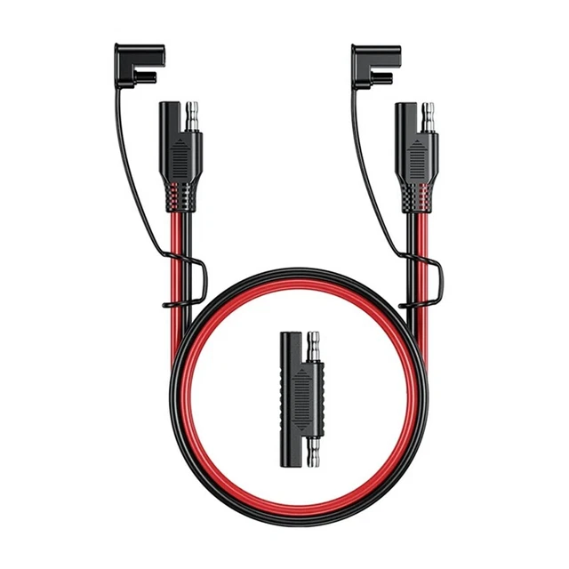 Cavo Di Prolunga SAE 14AWG Con Attacco Rapido E Scollegamento Adattatore Di Alimentazione Carica Batteria Per Auto Camper E Moto~p130254263