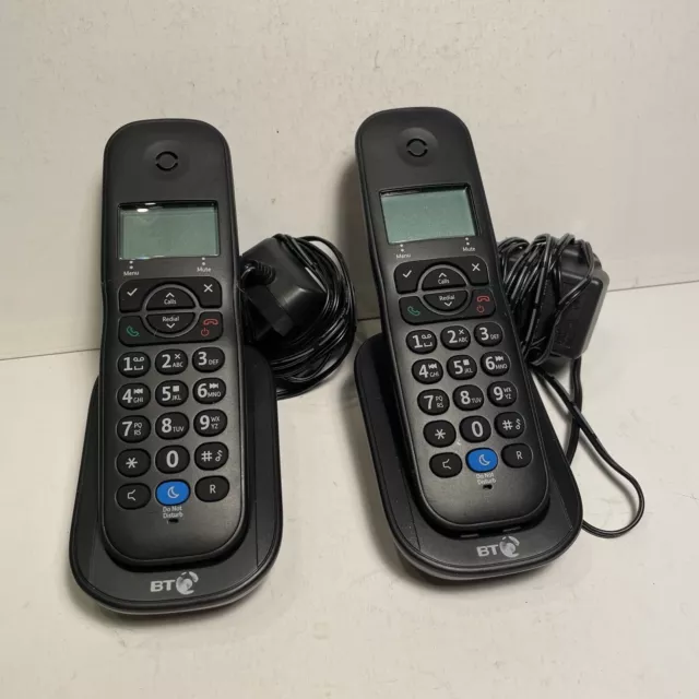 BT 3440 TRIO Digital Cordless answer machine Phone - 2 handsets Charging Points