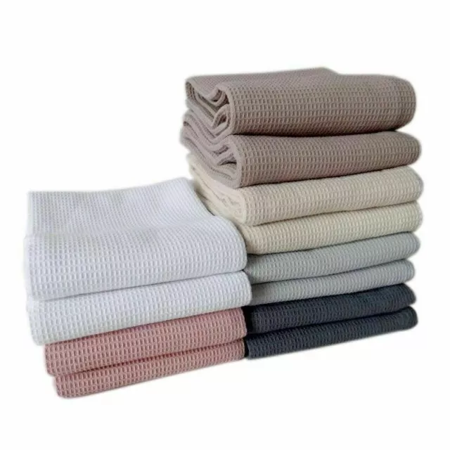 8-Pack Super Absorbent 100% Cotton DishCloths Soft Kitchen Dish Towel Tea Towels