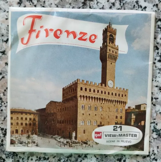 bp36  view master firenze  21 immagini stereoscopiche vintage