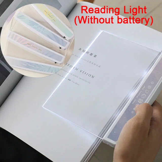 Portable LED Read Panel Light Book Reading Lamp Night Vision Eye Protect