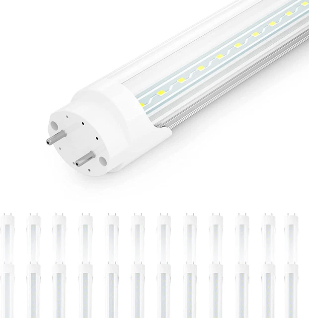 [24-pk] NEW 4 ft T8 5000k 2200 lm NEW SHINESTAR LED Shop Light Bulbs