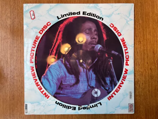 Bob Marley UK 1980s Interview PIcture Disc LP Record BAK 2065