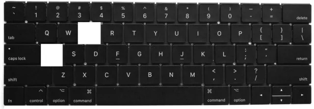Lot des touches de clavier MacBook A1706