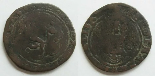 Monarchs Catholics, 4 Maravedi Of Basin Taps .0.25oz/1 1/