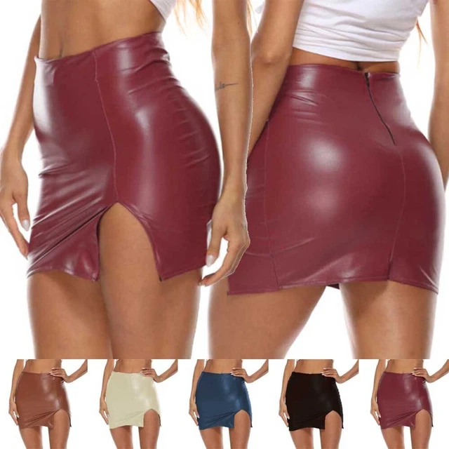 Mini Jupe Femme | Cuir, Plissée & Noire | M&S FR