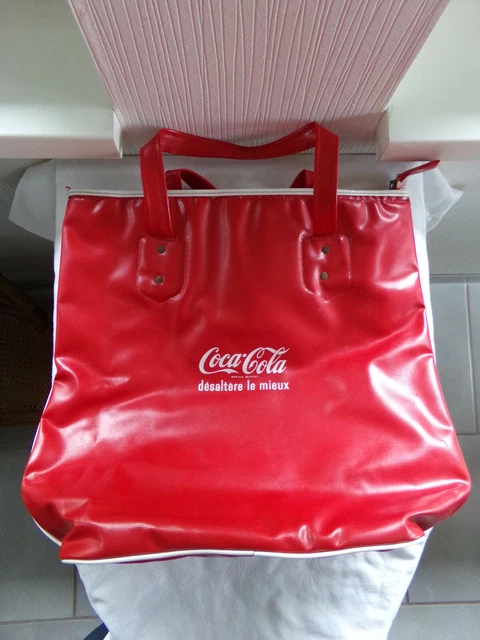 Sac Isotherme Coca-Cola 20 Litres - Licence Officielle, Bandoulière Amovible - Idéal Pique-nique, Plage, Déjeuner