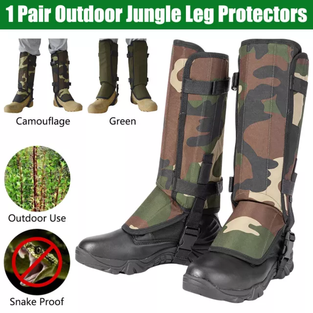 Wasserdicht Gamaschen Wandern Outdoor Nässeschutz Schnee Jagd Klettern Gaiters