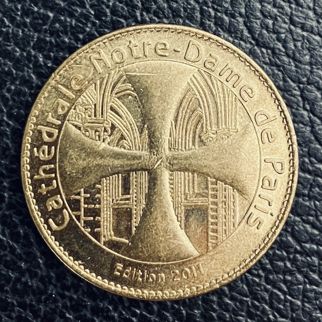 Cathedrale Notre-Dame de Paris 2011 Souvenir Coin