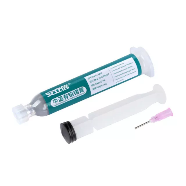 138℃/227℃ BGA Tin Solder Paste Leaded Sn63/Pb37 Syringe Liquid Melting-Point