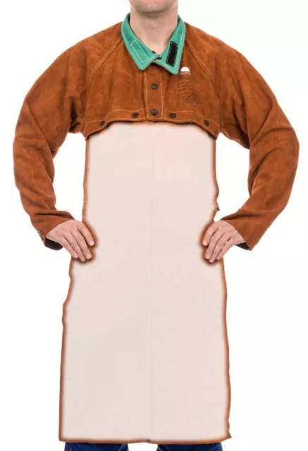 Weldas maniche con mantello in pelle con colletto - taglia XL 44-7800