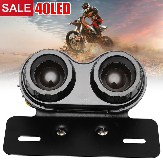 Motorcycle Tail Light LED Motorbike Rear Brake Tail Light Stop Lamp Universal UK