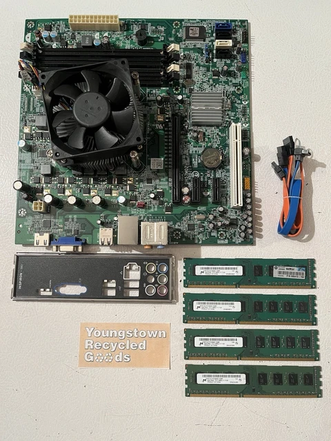 DELL INSPIRON 580 DH57M02 MOTHERBOARD COMBO INTEL i5-650