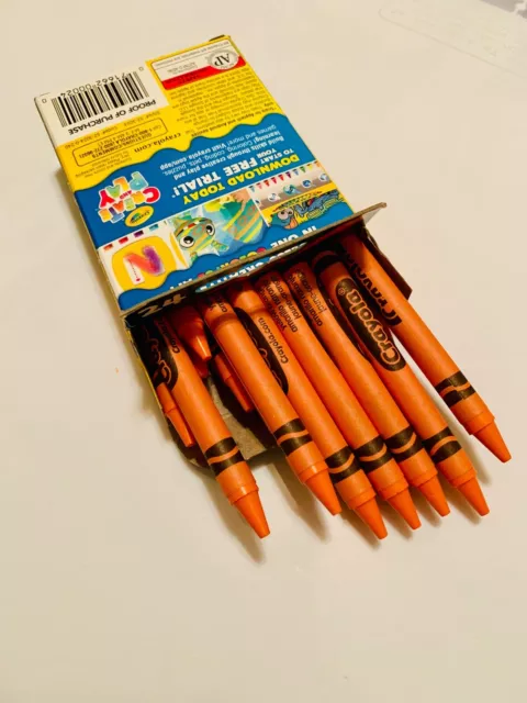 CRAYOLA CRAYONS-24CT REFILL Single Color Wrapped/Unwrapped Red
