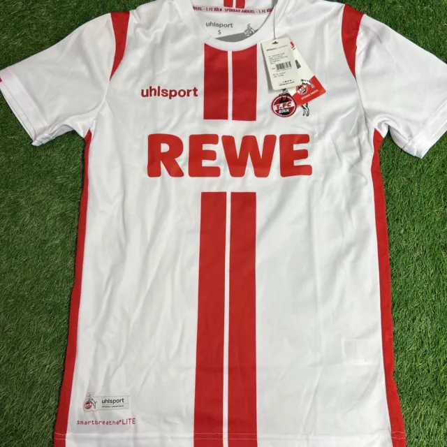 1.FC KOLN Cologne Uhlsport Home Football Shirt 2020-2021 BNWT Size Small