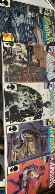 The Punisher Limited Mini Series #1-5 (Marvel 1986) Complete Set VF+ (#5 tear) The Punisher Limited Mini Series #1-5 (Marvel 1986) Complete Set VF+ (#5 tear)